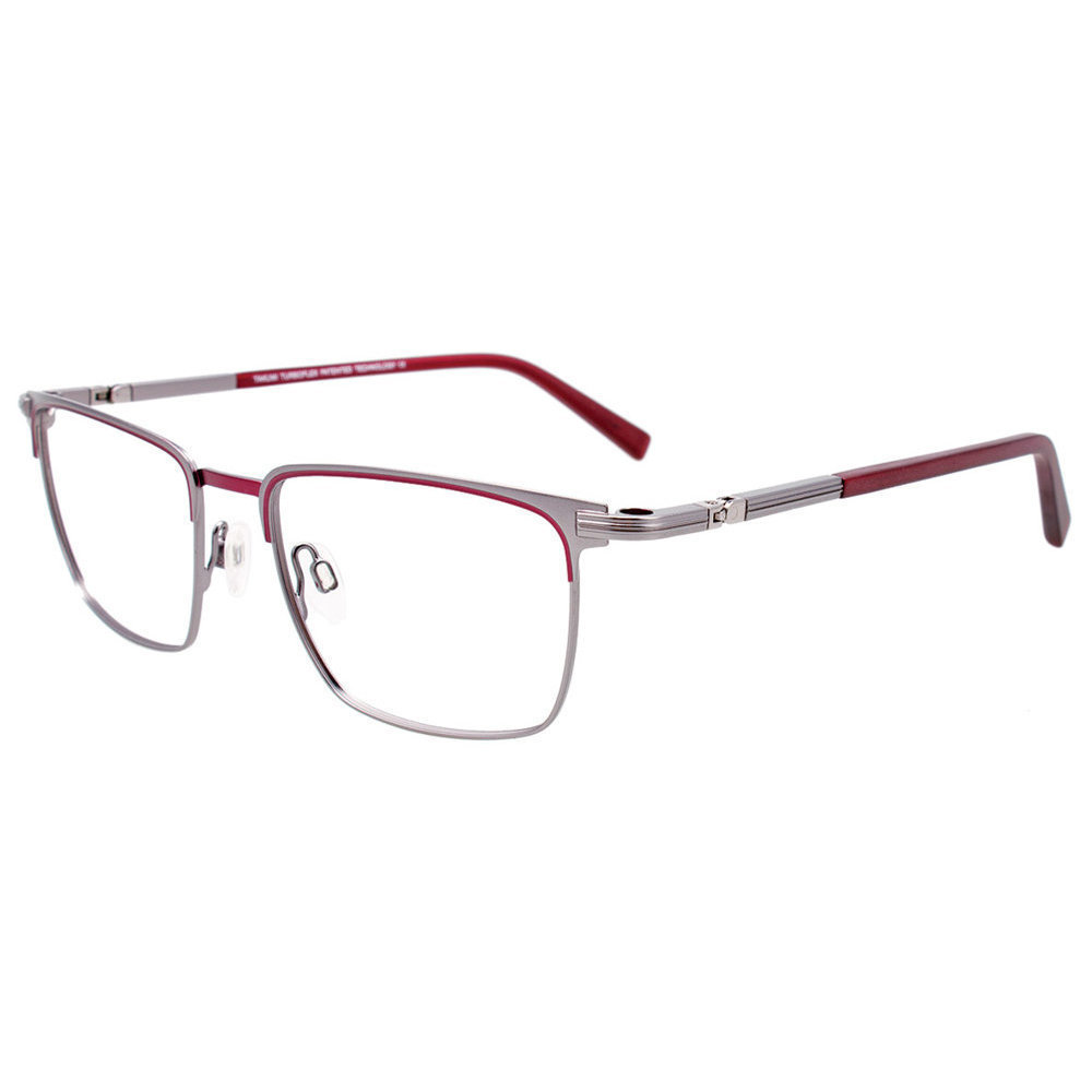 TAKUMI TK1147 Eyeglasses 020 Matt Steel   Matt Burgundy 51mm